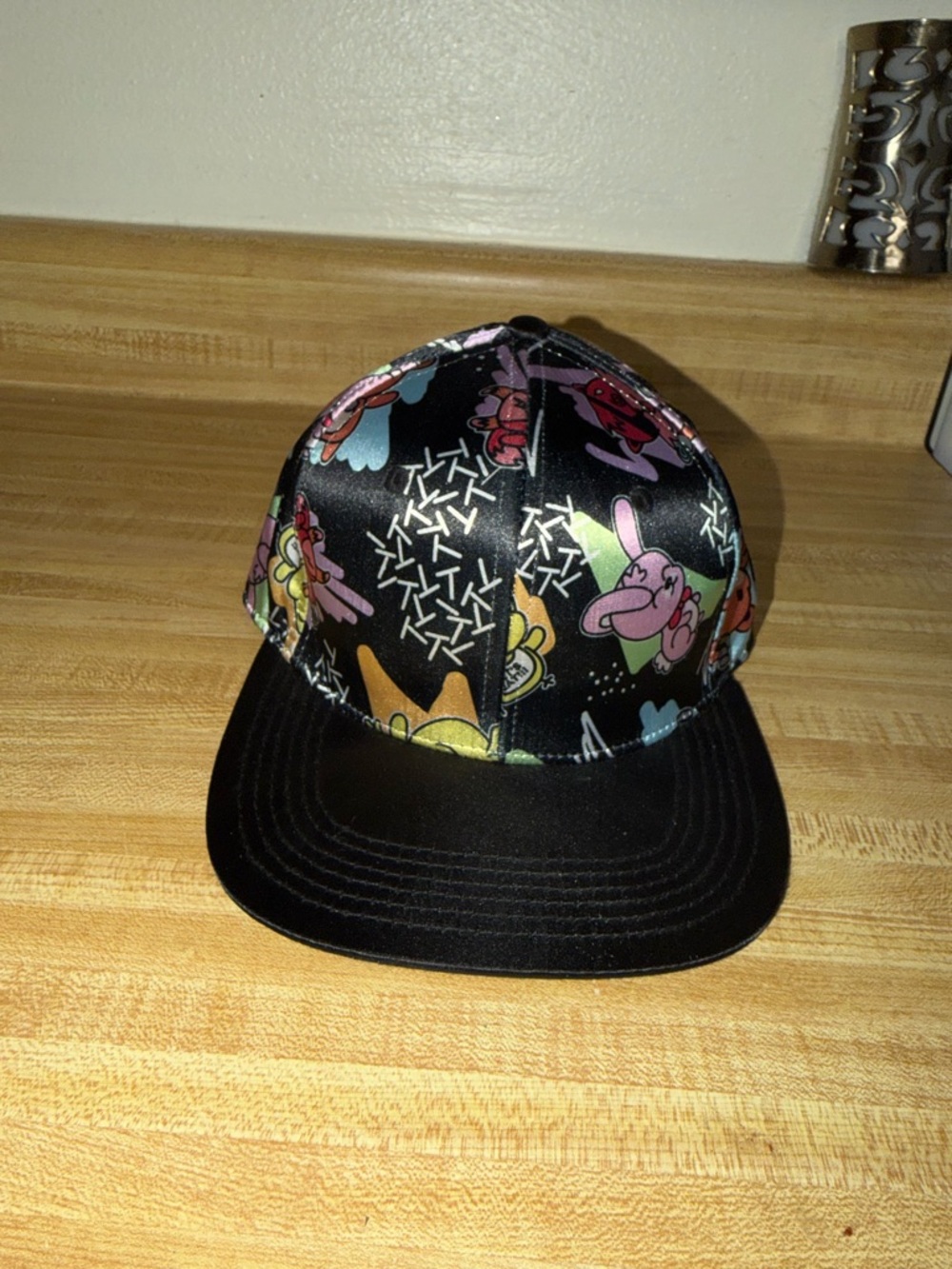 2017 Five nights at Freddie's Black cartoon Snapback Hat satin baseball cap‎